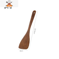 鸡翅木锅铲家用不粘锅专用耐高温木铲子炒菜铲加长柄饭勺套装厨具 敬平 斜铲3TV7VW