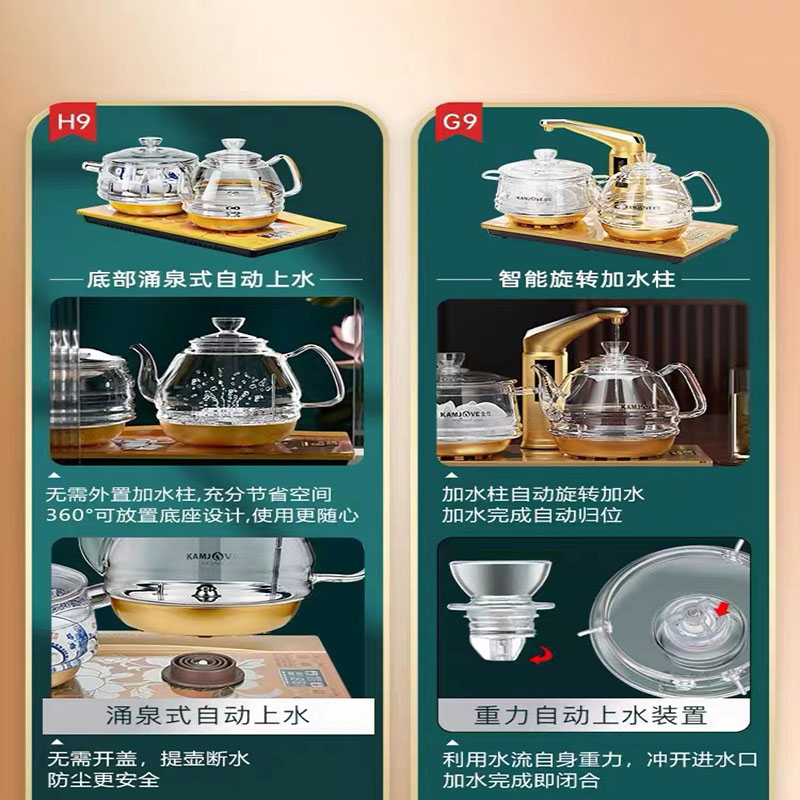 金灶(KAMJOVE) 涌泉式自动上水电热水壶 H9高清大图