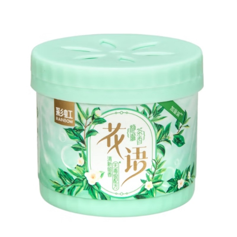 彩虹(RAINBOW) 固体清香剂-静谧茶香(5盒装)R6301L-5