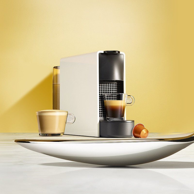 Nespresso 胶囊咖啡机 Essenza Mini C30 小型迷你意式进口全自动家用咖啡机 白色高清大图