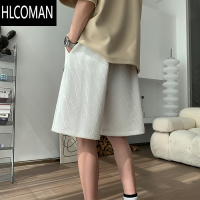 HLCOMAN短裤男士夏季2025新款潮牌五分裤子男款运动宽松外穿休闲中裤