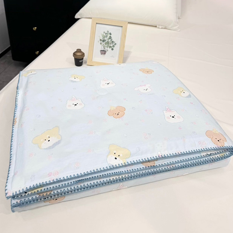 步宽 全棉40支S夏被空调被 160*210cm/床高清大图