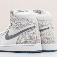 AIR Jordan乔丹篮球鞋镭射系列AJ1 AJ4 AJ2030周年男士纪念版高帮实战篮球鞋
