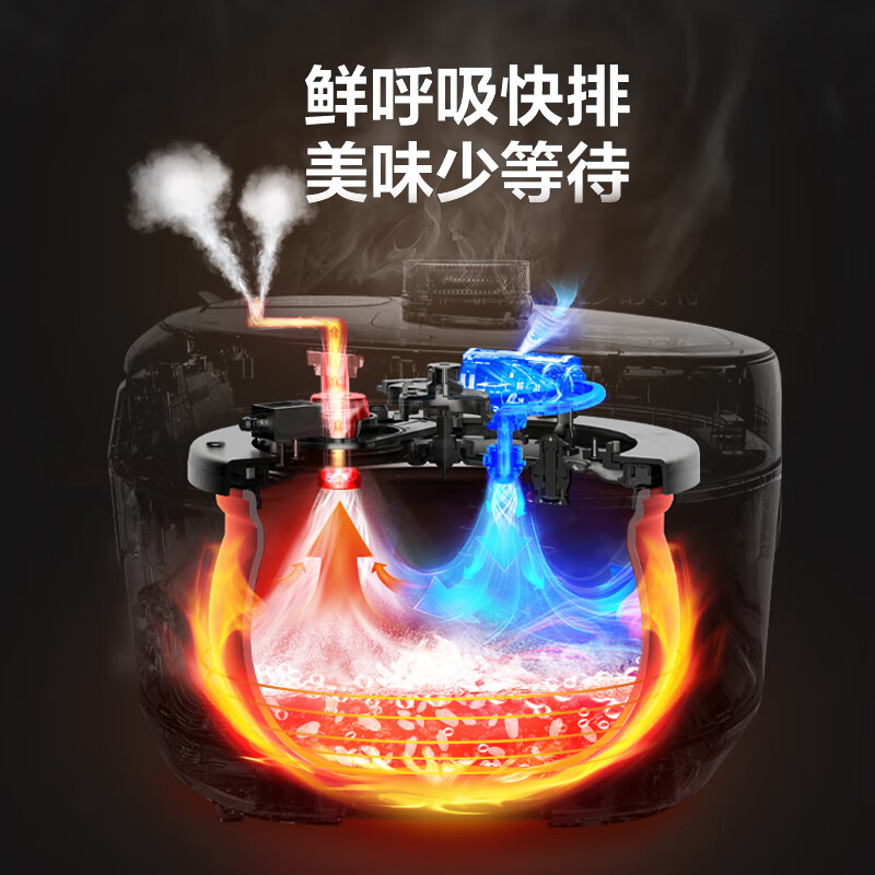 苏泊尔(SUPOR)家用多功能球釜内胆预约柴火饭智能电饭煲 5L SY-50FH79Q高清大图