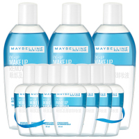 美宝莲(Maybelline)眼唇卸妆液组合(150ml*3+40ml*7)/眼唇脸三合一温和深层清洁卸妆水卸妆油正品