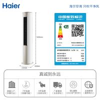 海尔(Haier)3匹 变频 新1级能效 家用空调 健康自清洁 快速冷暖柜机健康空调KFR-72LW/03KCA81U1