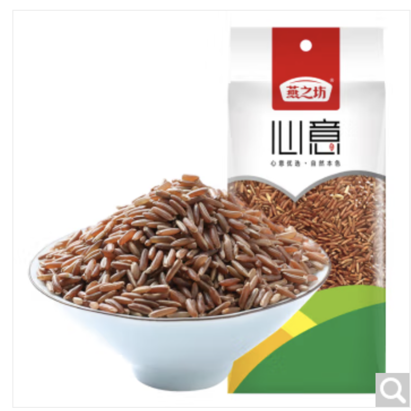 燕之坊 心意月牙红米430g 1组2袋高清大图