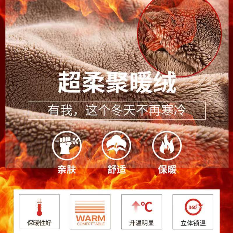 棉加绒加厚连帽卫衣男 2019冬季宽松长袖打底衫情侣外套