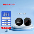 华视动狐一拖一领夹麦一拖二无线领夹麦克风AI降噪收音麦录音专用抖音吃播会议录播直播麦克风 无线领夹麦克风一拖一（黑）