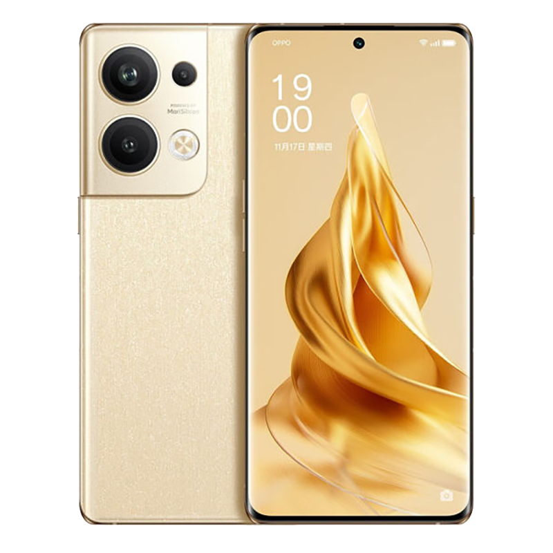[二手8成新]OPPO Reno9 Pro+明日金 16G+512G 全网通安卓手机6.7英寸曲面屏骁龙8+5G手机高清大图