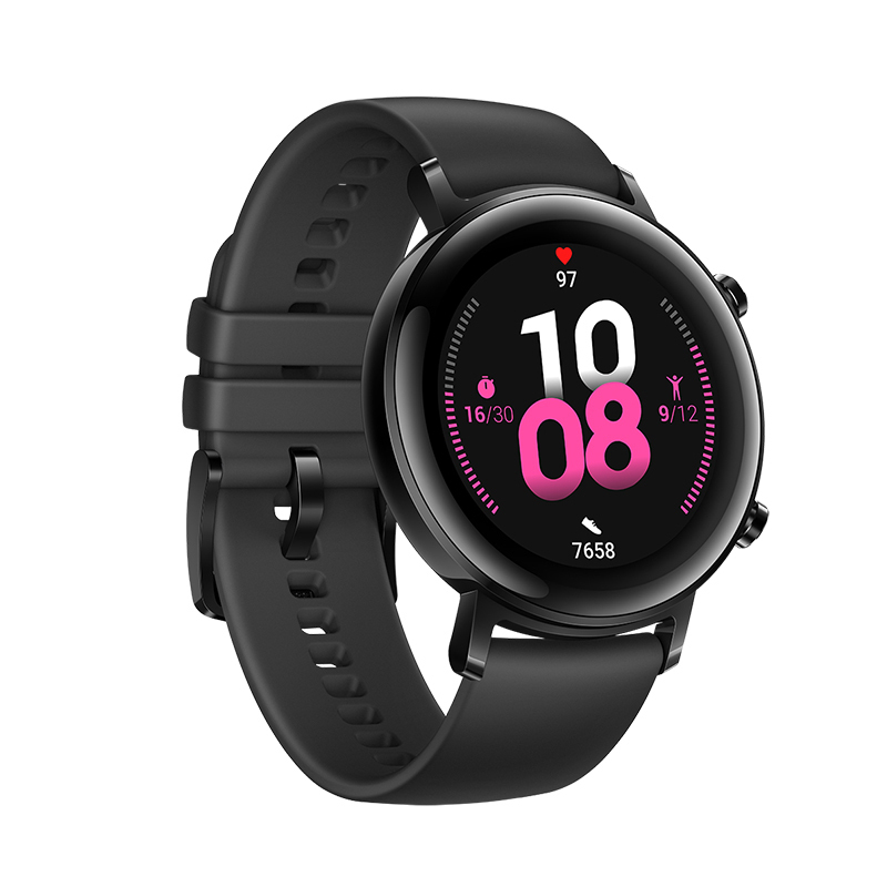HUAWEI WATCH GT 2 运动款 幻夜黑(42mm)麒麟A1芯片 强劲续航 专业运动 心脏健康 表盘市场