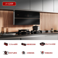华帝(vatti)超薄双腔·理想家X5+79B烟灶套餐25m³大吸力自动洗抽油烟机5.2kW定时燃气灶具烟灶套装