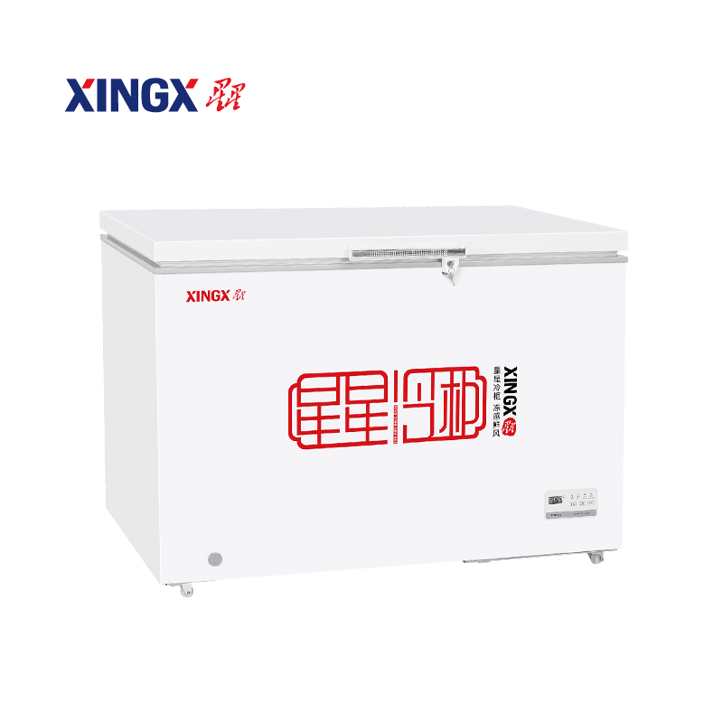 星星BD/BC358ND家用冷柜 卧式冷柜 -40°深冷柜大柜 宽幅变温一机7用图片