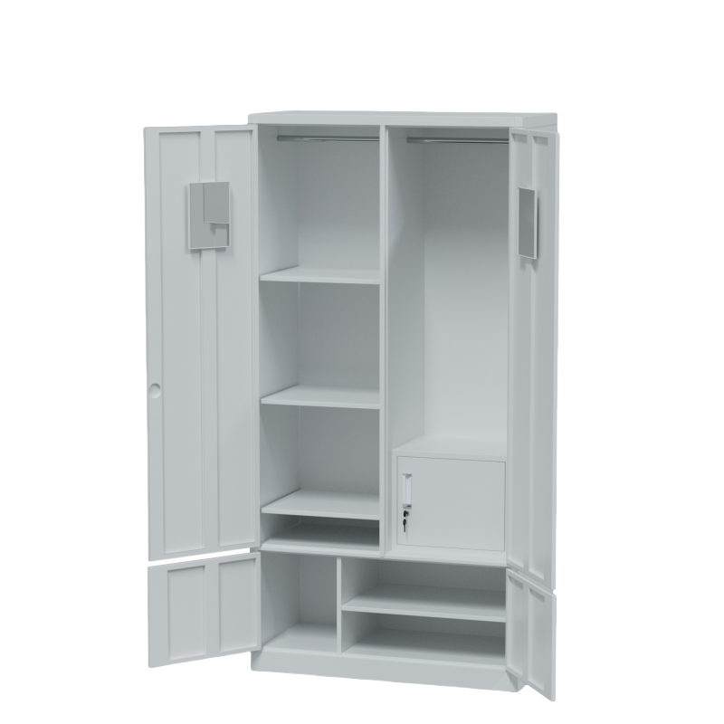 铭思达更衣柜二门台高清大图