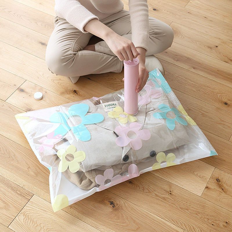 真空收纳袋面被子衣服羽绒服压缩袋抽气宿舍行李箱包旅行送电泵