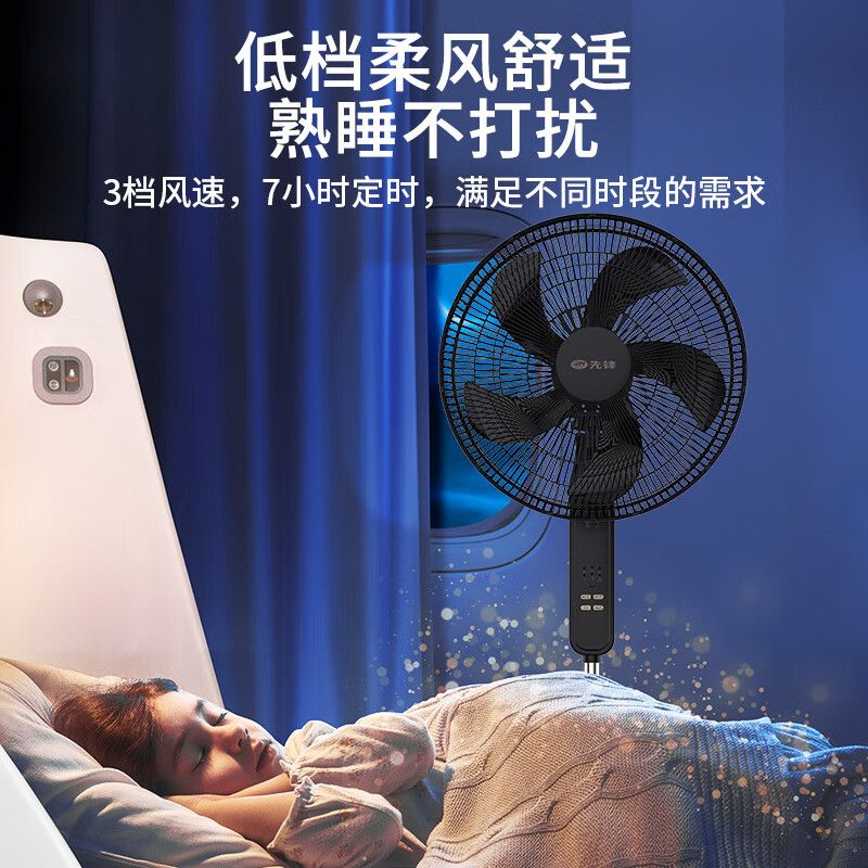 先锋(SINGFUN) FS40-21AR 落地扇 电风扇 (计价单位:台) 黑色高清大图