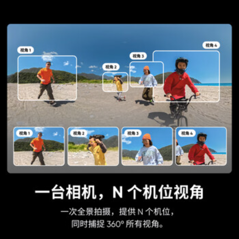 影石(Insta360) 全景运动相机 X5遥控手柄套装高清大图