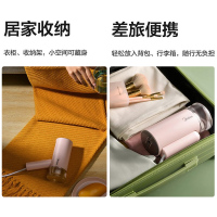 美的挂烫机家用熨烫机蒸汽熨斗手持蒸汽挂烫机小型便携式折叠烫衣服电熨斗蒸汽刷 粉红色YBJ09H3