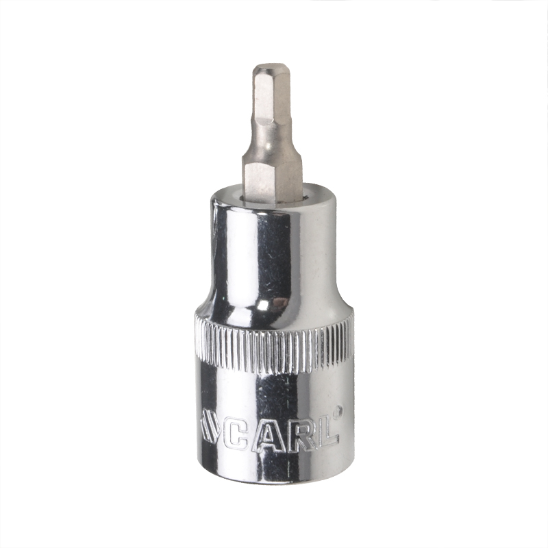 卡尔 12.5mm系列50mm长内六角旋具套筒