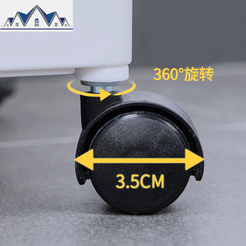 厨房夹缝收纳置物架落地多层冰箱侧收纳架家用窄缝隙架蔬菜菜篮架 三维工匠高清大图