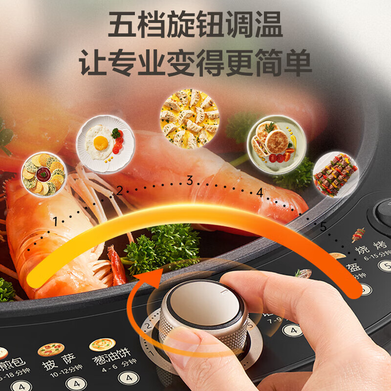 苏泊尔(SUPOR)电饼铛蒸汽煎烤机家用多功能烙饼锅双面加热煎烤肉机加深不粘烤盘官方旗舰正品JD30AQ850高清大图