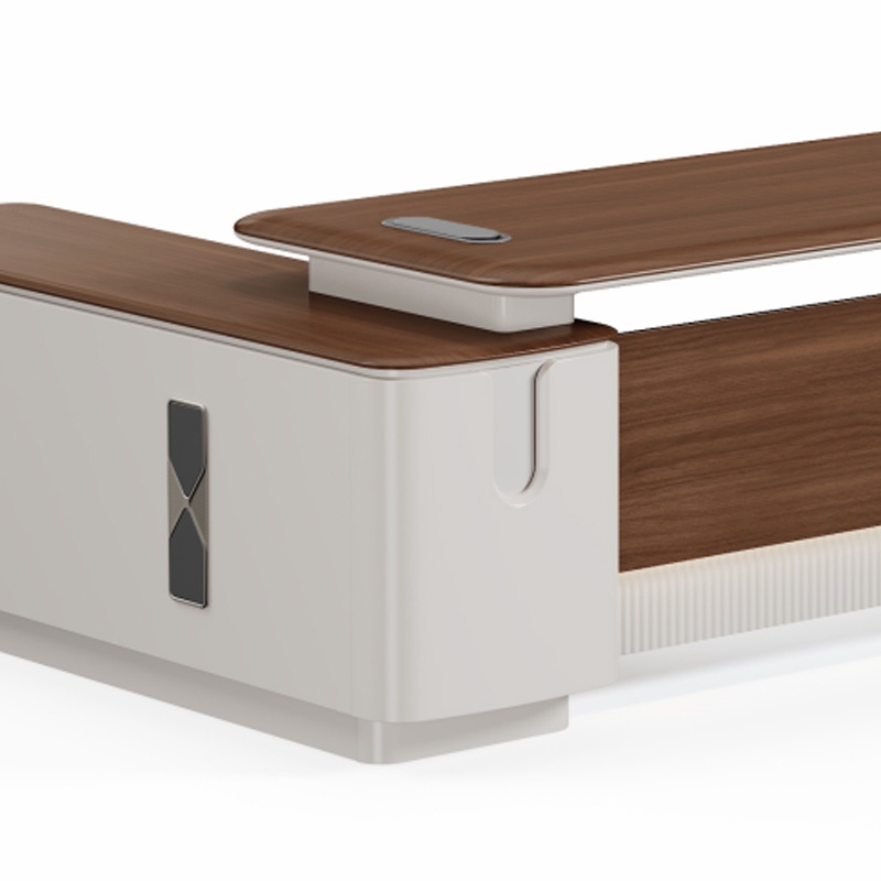 中豫鑫泽 ZYXZ5022075 简约现代老板办公桌大班台主管桌经理桌 2.0米高清大图