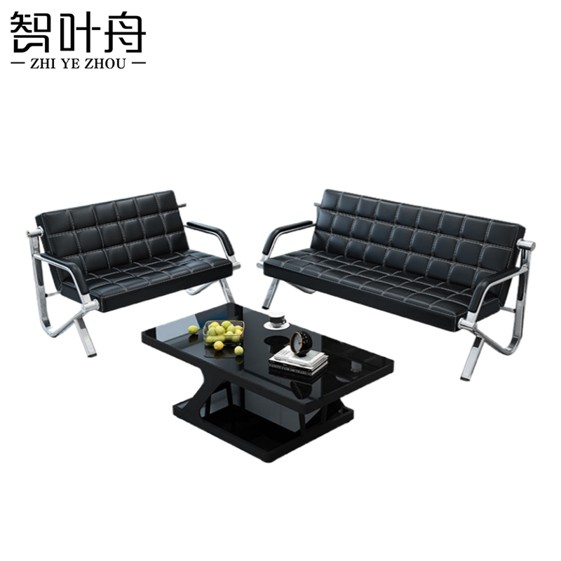 智叶舟沙发茶几组合175*76*78cm(3+2+茶几)套高清大图