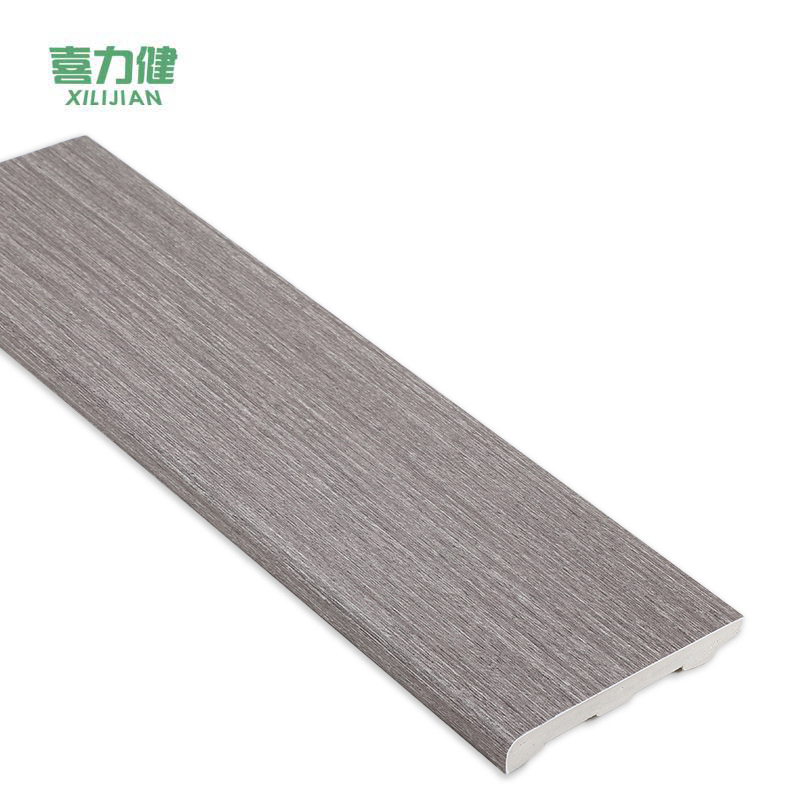 喜力健 PVC实心踢脚线 长3M*高8CM*厚10MM-科技木 根高清大图
