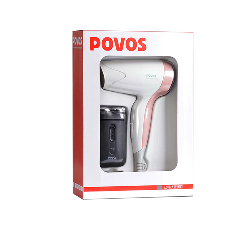 奔腾POVOS 3D立体浮动电动剃须刀全身水洗旋转刀头智能充电旅行便携高清大图