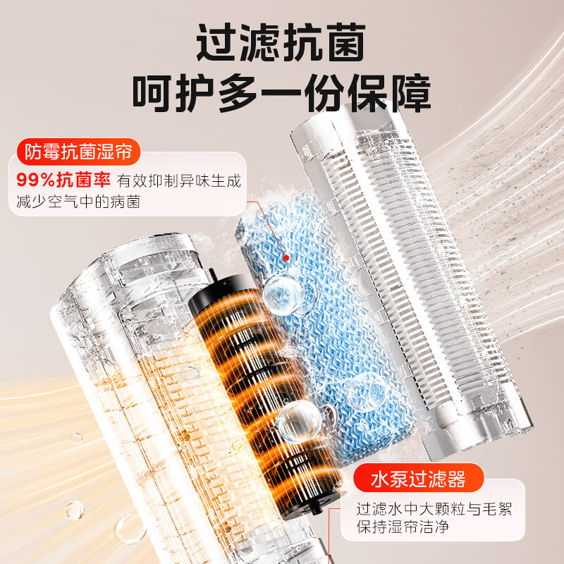美的(Midea)[冷暖两用]家用暖风机语音遥控电热取暖器电暖器负离子电暖气大面积立式轻音节能小太阳 AAI10ZD高清大图