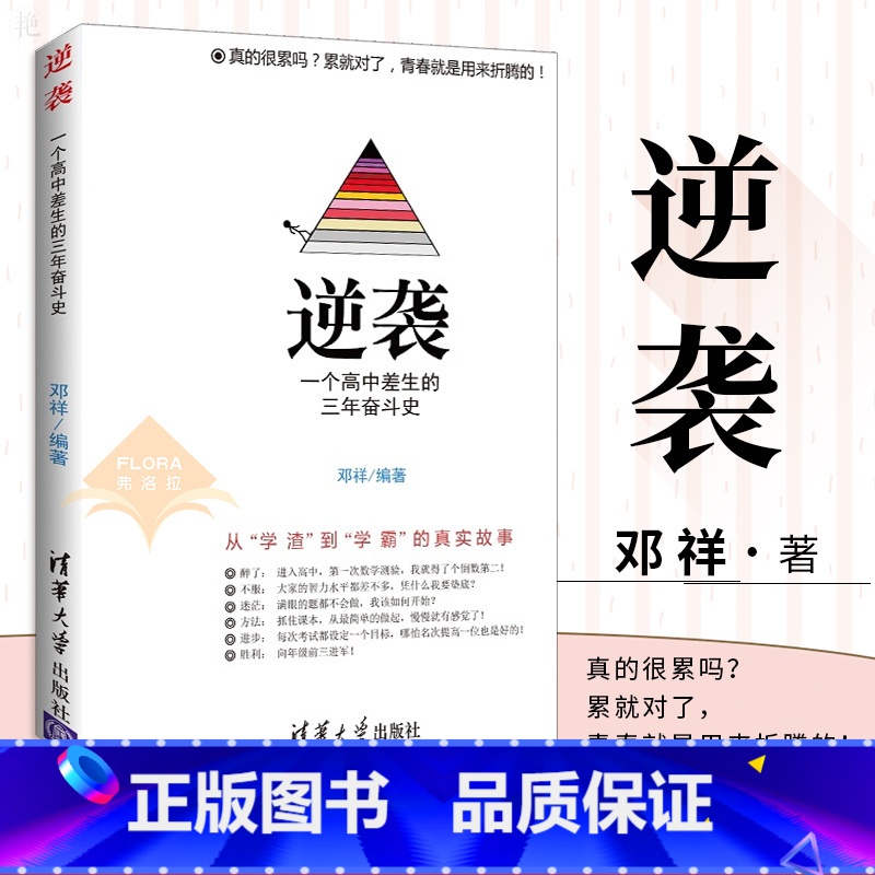 [正版] 逆袭一个高中差生的三年奋斗史高考励志 从300分上升到600分这是一个从学渣到学霸的真实故事书学渣逆袭学习励高清大图
