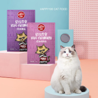 顽皮Happy100宠物零食 猫用金枪鱼鲜封包 添加鸡肉70g*12