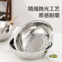 炯毅 不锈钢盆厨房汤盆洗菜和面盆家用 不锈钢盆 55cm 个