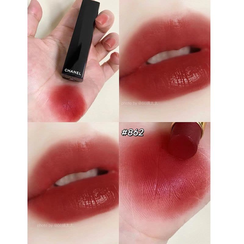 香奈儿(CHANEL)魅力精萃唇膏862# 细管缎光滋润口红【价格图片品牌报价