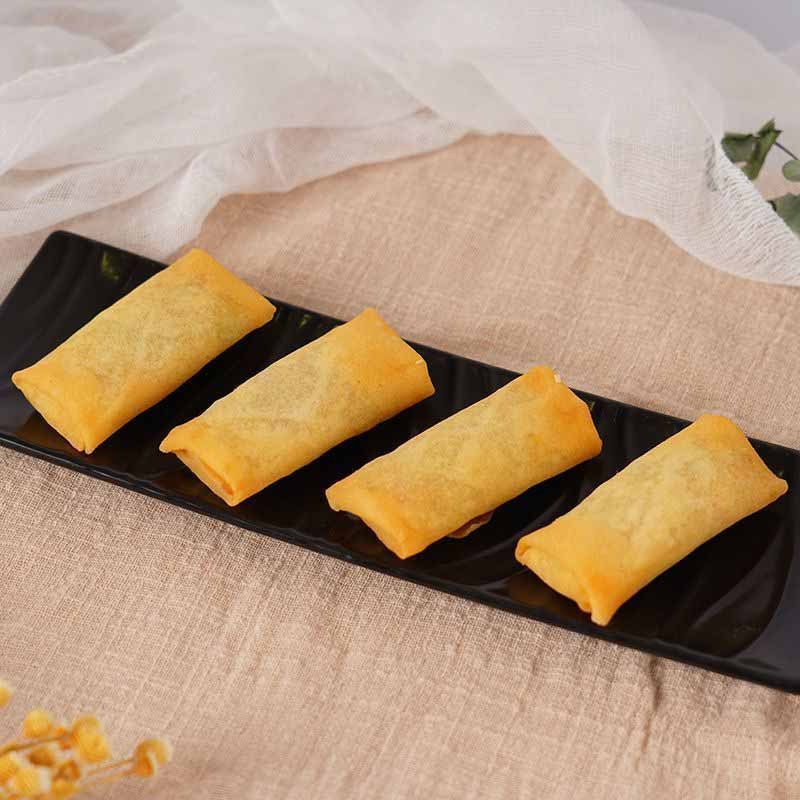 思念豆沙春卷冷冻面速冻半成品年货油炸小吃早餐点心豆沙春卷204g*3