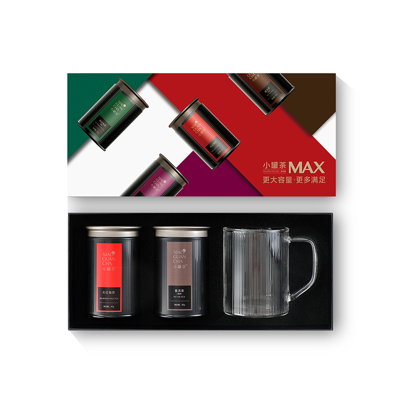 小罐茶多泡装普洱 乌龙茶 熟普 大红袍茶叶礼盒自饮MAX*畅享组合装 贵客到小罐茶 大红袍40gX1罐 +熟普50gX1