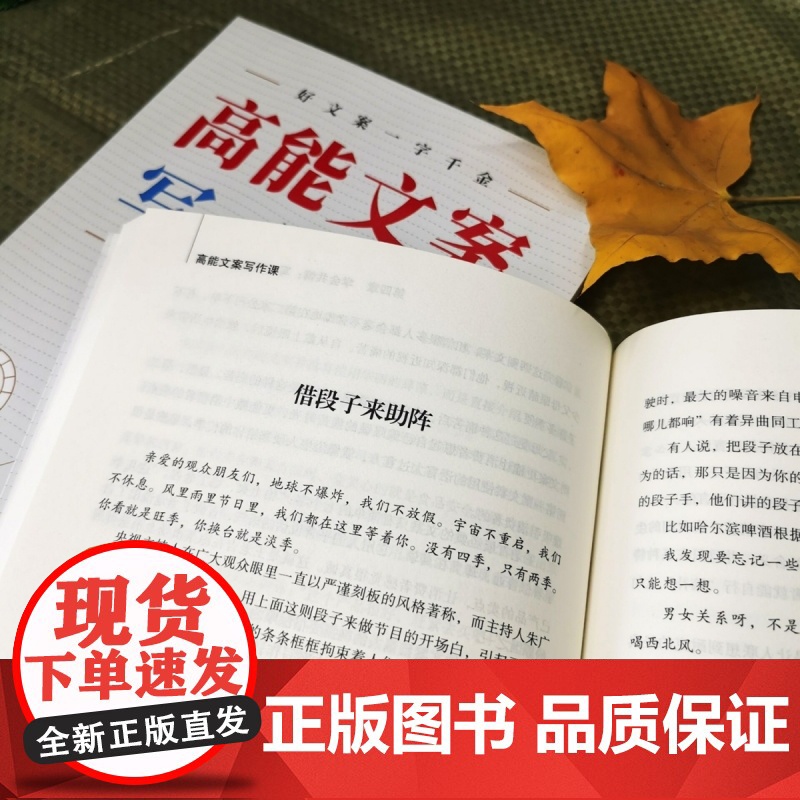 高能文案写作课:是手把手教你写文案、 接近实战的训练手册高清大图