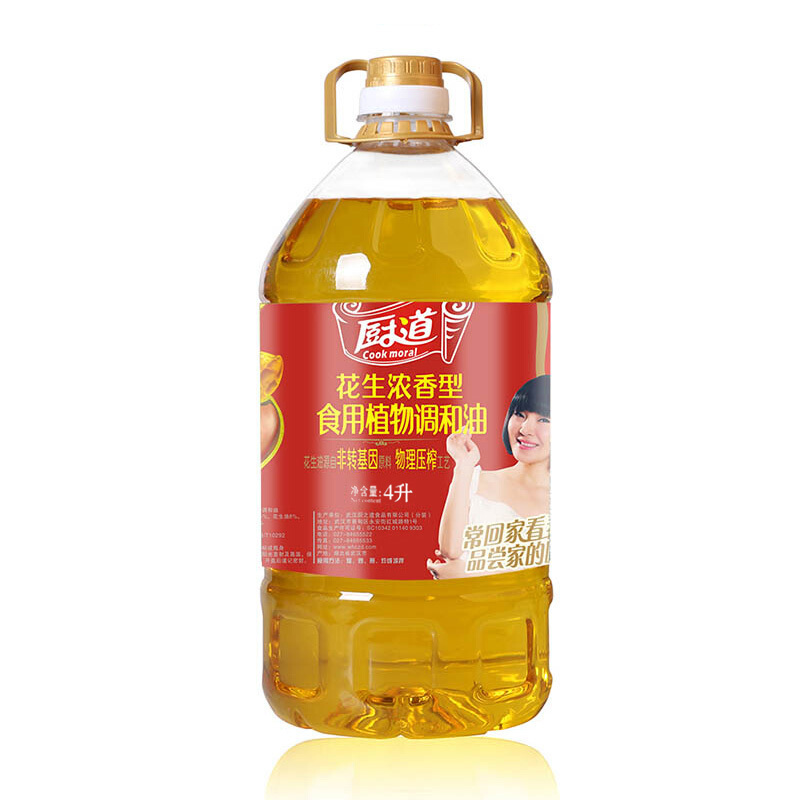 厨道 玉米花生食用植物调和油 1.8L