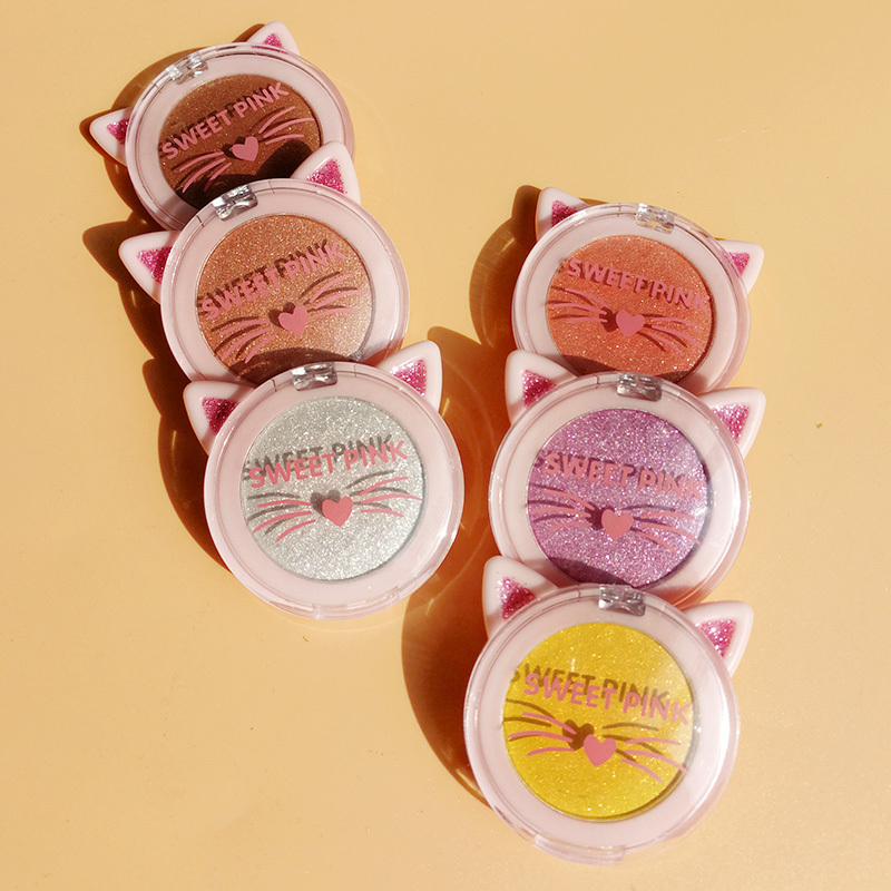 粉色安琪SWEET PINK 流光单色眼影(午后阳光) 2.4G