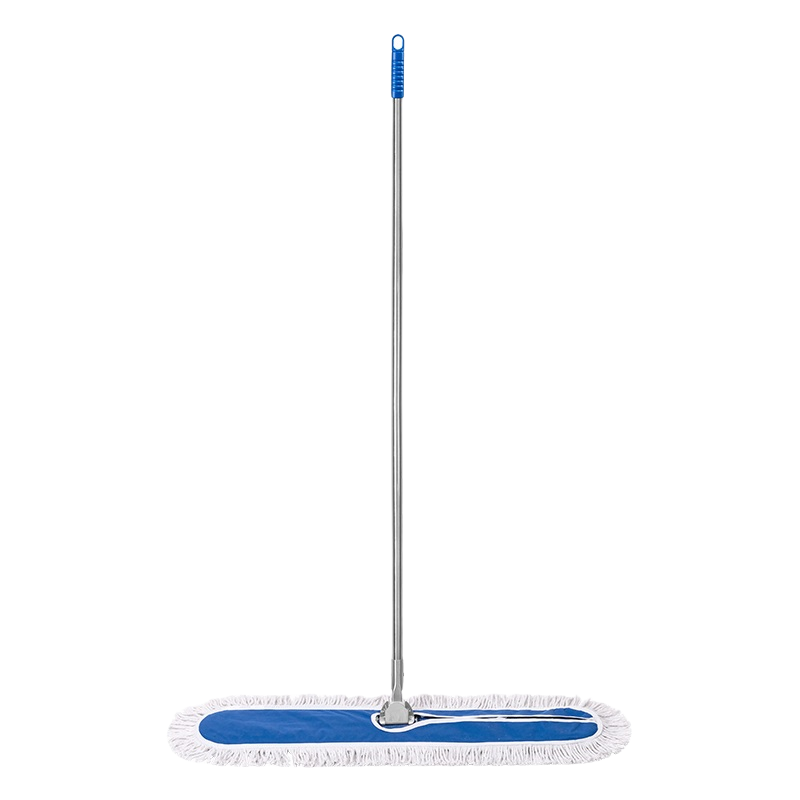 齐心 L252 大号不锈钢杆尘推 90cm 蓝 蓝色