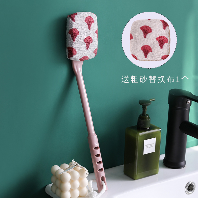 洗澡擦背神器洗澡刷女士专用双面两用后背不求人搓背沐浴刷搓澡巾3759A