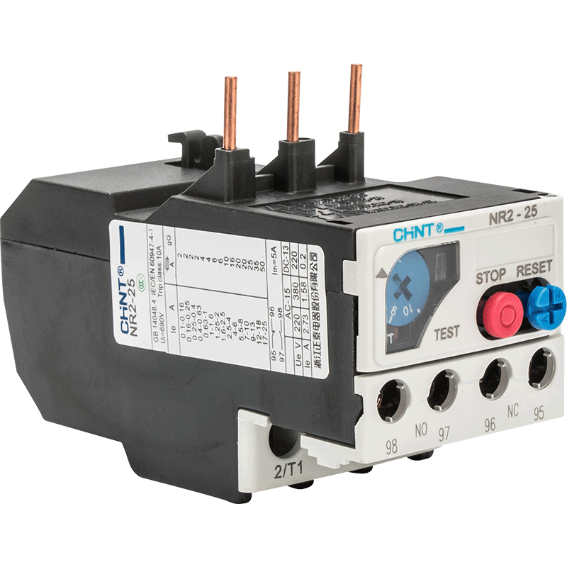 正泰热继电器nr225过载保护220v热保护继电器热过载继电器