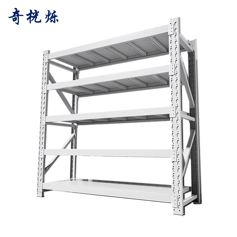 奇桄烁置物架五层150*60cm白色组高清大图