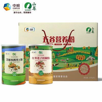 中粮山萃营养粉礼盒(家庭装)1000g
