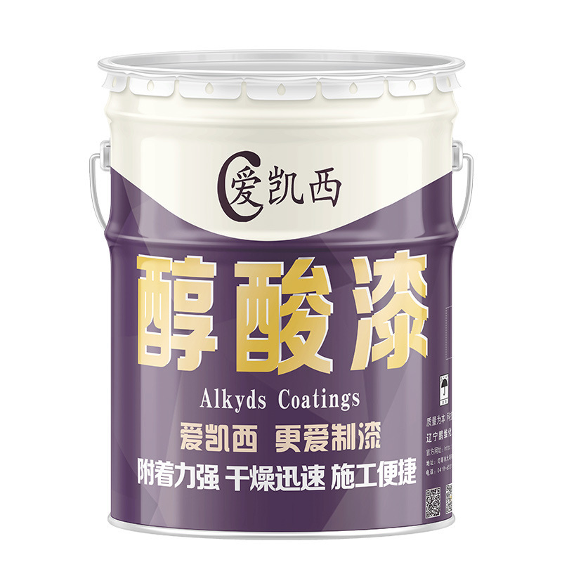 爱凯西防腐油漆奶黄色3KG 白桶