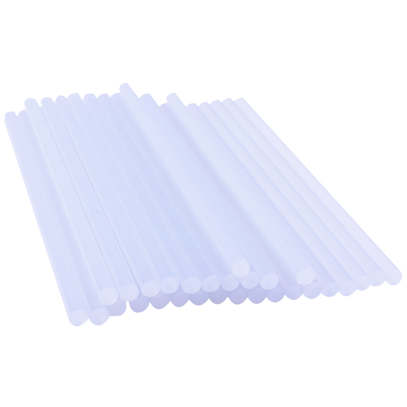 热熔胶棒11mm家用手工透明超粘热容胶条DIY塑料热溶胶棒热融 11*180mm透明强粘型20根