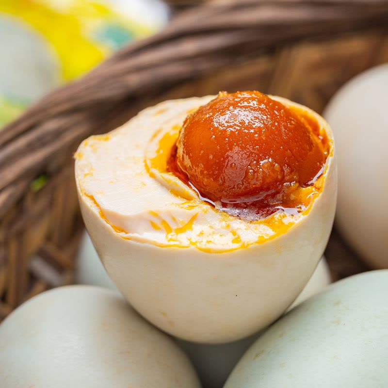 半亩川 烤鸭蛋 流油咸鸭蛋 礼盒装 送亲友 55g/20枚/盒图片