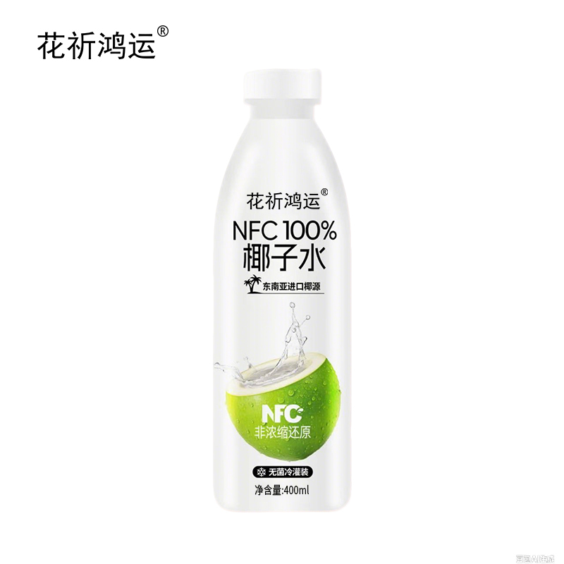花祈鸿运 100%NFC椰子水400mL*15瓶