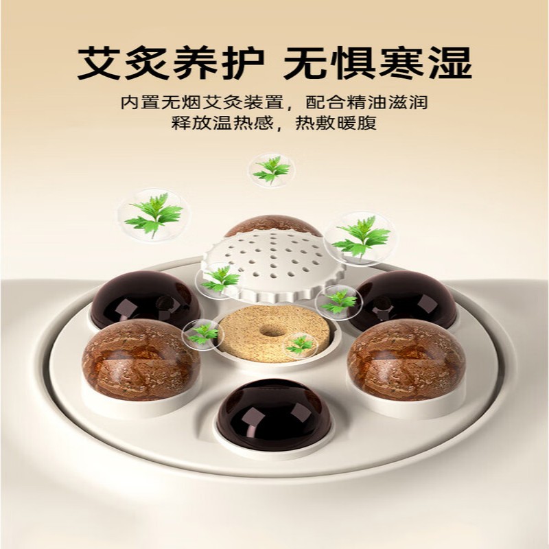 凯伦诗CLORIS智能按摩仪全身揉捏热敷舒缓疲劳便携设计轻巧静音家用护颈护腰按摩器高清大图