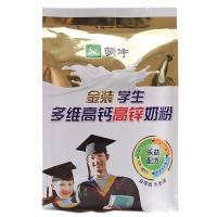 【新日期】蒙牛金装学生多维高钙高锌奶粉 学生奶粉 400g克 内含单独包装